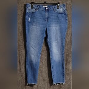 Women's skinny jeans, 18W, like new,